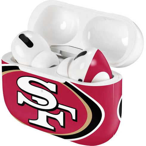 NFL San Francisco 49ers Large Logo Apple AirPods Pro Skin